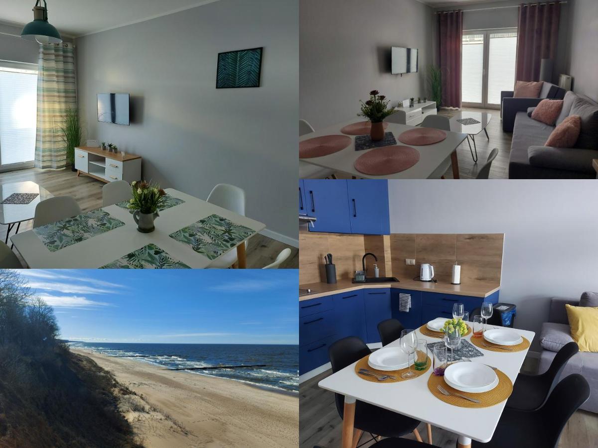 Apartamenty z tarasami Miętowy spokój 15, Romantyczna szarość 16, Niebieska elegancja 17 Pobierowo Exterior foto